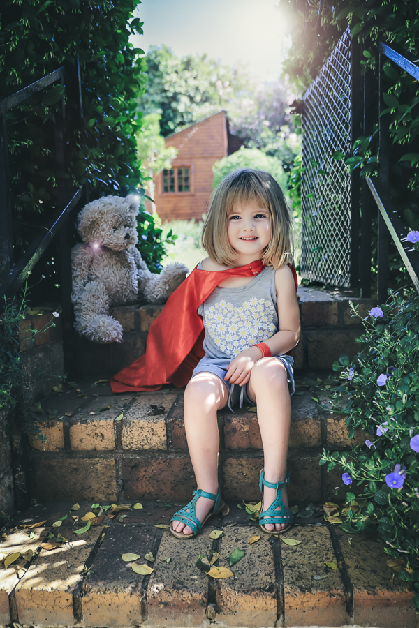 girl with cape